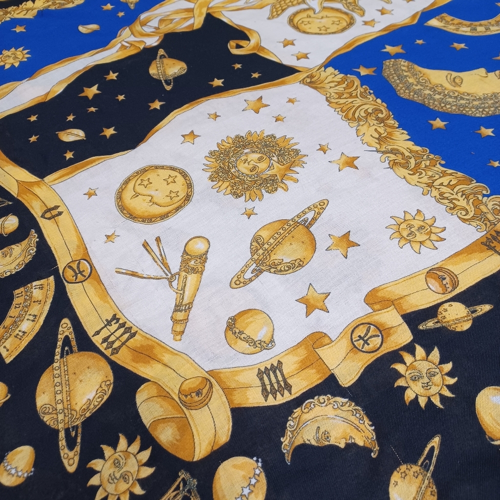 Sun & Moon Celestial Pareo Scarf - LARGE - Picture 4 of 10